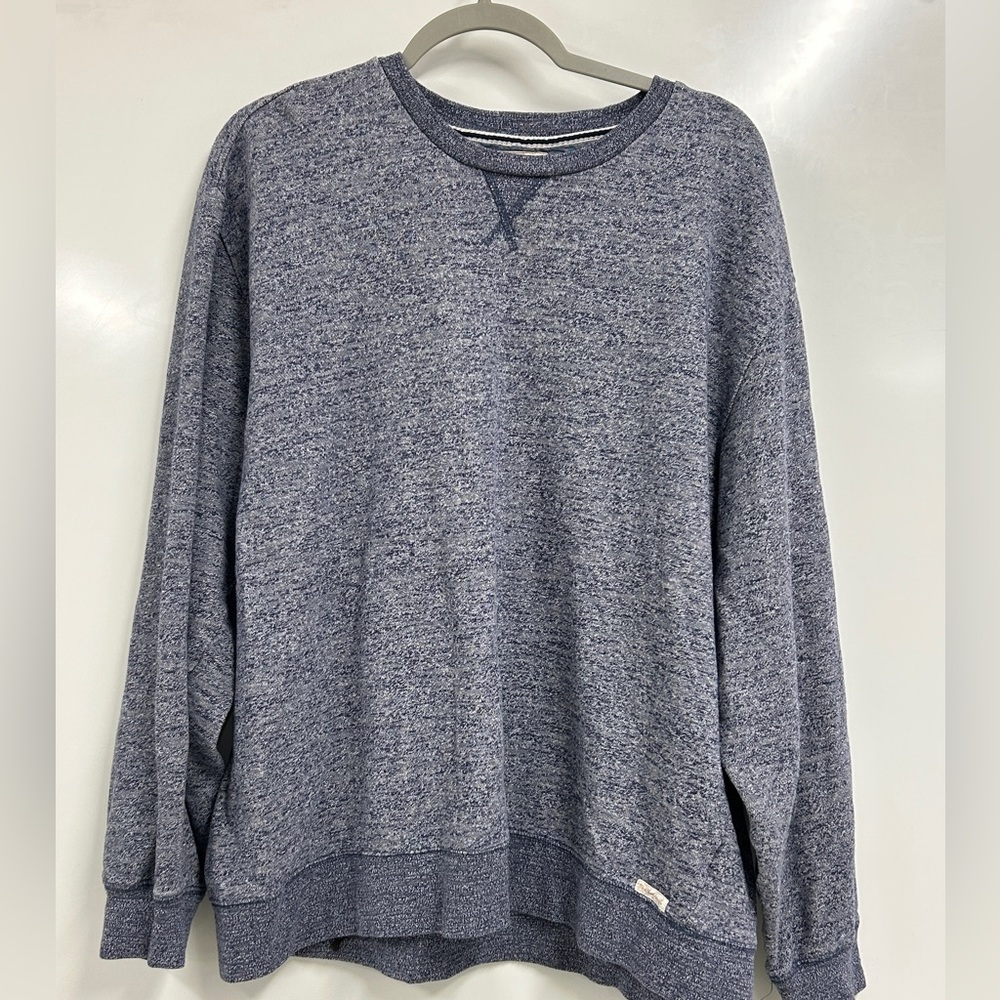 0362 Weatherproof Vintage XXL Heather‎ Blue Crewneck Sweatshirt Minimal Casual